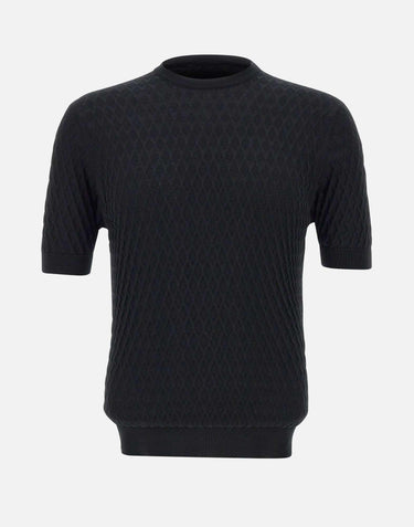 Maglia in crepe di cotone GC1MC CR14D990 FILIPPO DE LAURENTIIS 