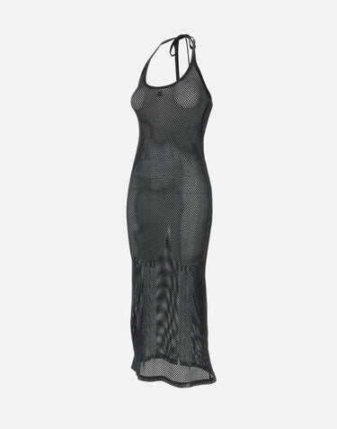 "Holistic mesh long dress" 225JRO625JS0119 9999 COURREGES 