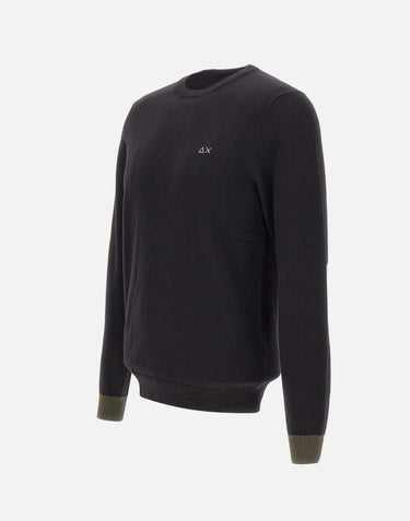 Maglia in lana e cotone K45143 11 SUN68 