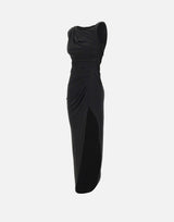 Abito in jersey crêpe con spallina gioiello AB90661E2 110 ELISABETTA FRANCHI 