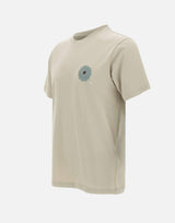 T-shirt  "Shitake flower peace" in cotone EM001717 AF14836F8094 EMPORIO ARMANI 