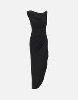 Abito in jersey crêpe con spallina gioiello AB90661E2 110 ELISABETTA FRANCHI 