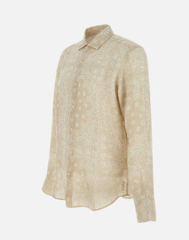 Camicia Pamplona in lino PAMP001 00387H11 MC2 SAINT BARTH 