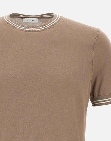T-shirt in maglia<BR/> DK87060 MORO DIKTAT 
