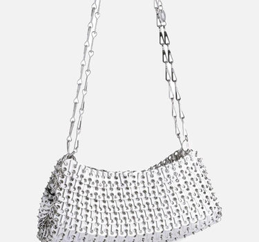 "1969 clutch gold metal bag" 26ESS0572MET817 P040 RABANNE 