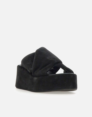 Sandalo "Velour" A5854LOLIE NERO STRATEGIA 