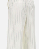 Pantaloni gessati a vita alta CA5236T1969 MM26E LIU-JO 