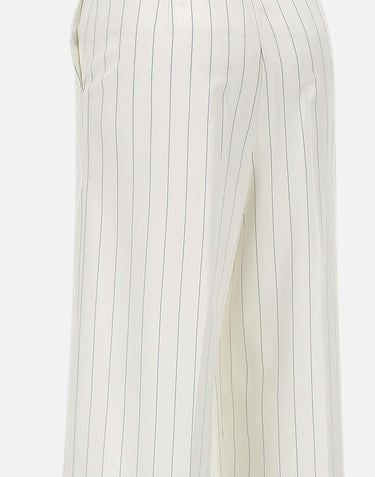 Pantaloni gessati a vita alta CA5236T1969 MM26E LIU-JO 