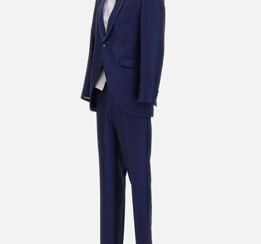 Completo tre pezzi cerimonia in misto fresco lana 46JX127C107376 690 CARLO PIGNATELLI 