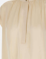 Blusa in seta con arricciature V181713198 154CRM VINCE. 