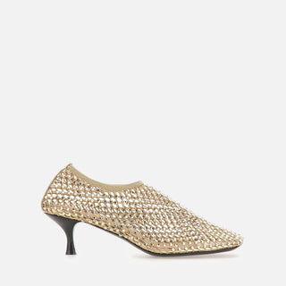 Scarpe con tacco "Jewel All Over Strass" R14CONNIE BEIGEPLATIN STRATEGIA 