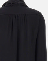 Camicia in georgette di viscosa con fusciacca CA14661E2 110 ELISABETTA FRANCHI 