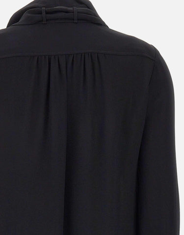 Camicia in georgette di viscosa con fusciacca CA14661E2 110 ELISABETTA FRANCHI 