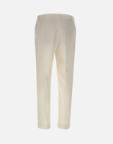Pantaloni in misto lino e cotone DVR57CLI1002 0106 DEVORE 