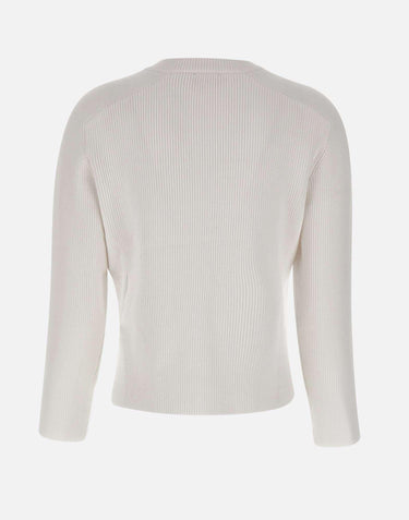 Maglia con spacchi laterali MF5396MS99E 10701 LIU-JO 