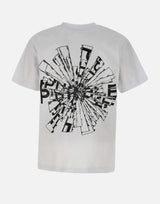 "Textured SS Tee Brilliant t-shirt" P104JWSH225 WHITE PURPLE BRAND 