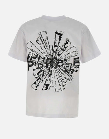 "Textured SS Tee Brilliant t-shirt" P104JWSH225 WHITE PURPLE BRAND 