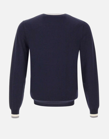 Maglia in lana e cotone K45145 07 SUN68 
