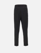Pantaloni in cotone e lyocell B0515183 9000 PAOLO PECORA 