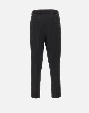 Pantaloni in cotone e lyocell B0515183 9000 PAOLO PECORA 