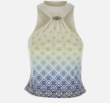 Top "Printed Draped" WSS26JTS071 01 CASABLANCA 