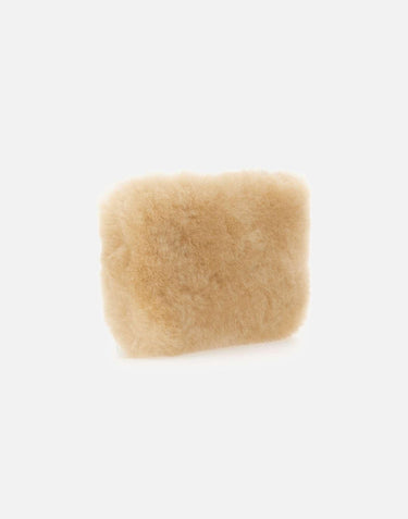 "Shearing zipper wallet" FF011711 BEIGE MARGESHERWOOD 