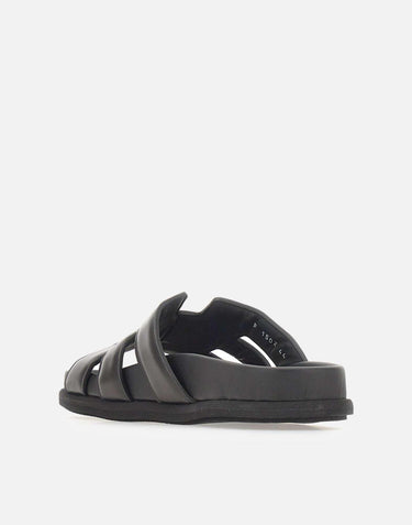 Sandali in pelle FU1502 NERO FABI 