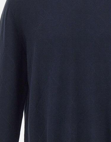 Maglia in cotone con lavorazione a rombi DK17016 BLUNOTTE DIKTAT 