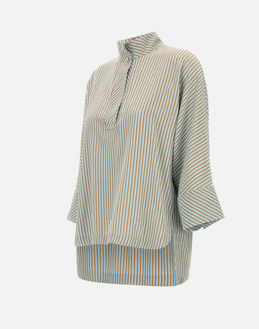 Blusa over a righe 2153Z100039N 001 ELENA MIRO' 