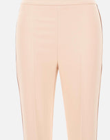 Pantaloni in crêpe leggero e raso PA19063E2 EA1 ELISABETTA FRANCHI 