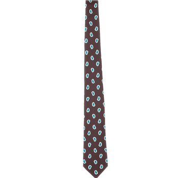 Cravatta in seta con motivo paisley UCRVKRC02M9711 000 KITON 