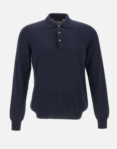 Polo in lana merino 55112 14290598 GRAN SASSO 