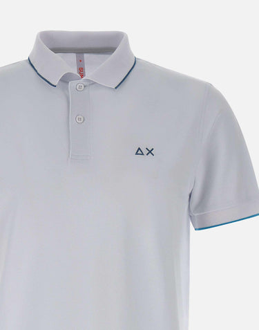 "Small stripes on collar polo" A35110 01 SUN68 