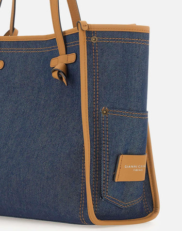 Borsa a spalla "Marcella" BS12420 COMMBLRBLBLUEMOU MARCELLA CLUB GIANNI CHIARINI 