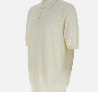 Polo in maglia di cotone organico 57113 18028005 GRAN SASSO 