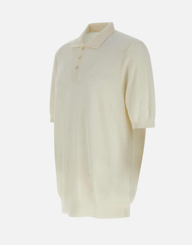 Polo in maglia di cotone organico 57113 18028005 GRAN SASSO 