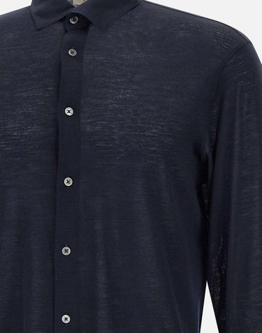Camicia in lana royal merino CAMLSP JWOOL890 FILIPPO DE LAURENTIIS 