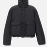 "Twill Puffer Jacket" M6092 TCBJ425BLACK PURPLE BRAND 