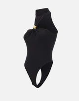 Body in jersey crêpe con dettaglio gioiello BO01761E2 110 ELISABETTA FRANCHI 