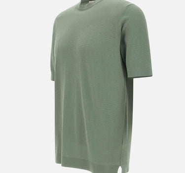 T-shirt in crepe di cotone TS0MC CR14R520 FILIPPO DE LAURENTIIS 