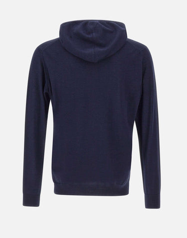 Felpa full zip in misto lana M76MAGM69 MAG0M0431102 ELEVENTY 