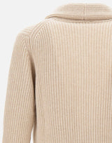 Cardigan in lana e cashmere CS3MLT WC5P931 FILIPPO DE LAURENTIIS 