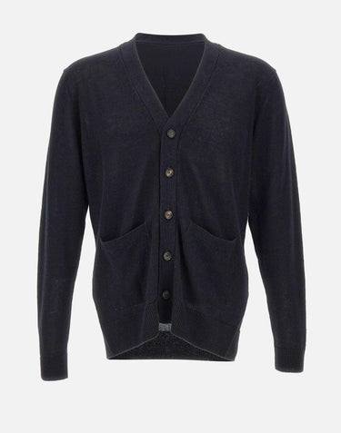 Cardigan in misto lino CB1MLT LC7R990 FILIPPO DE LAURENTIIS 