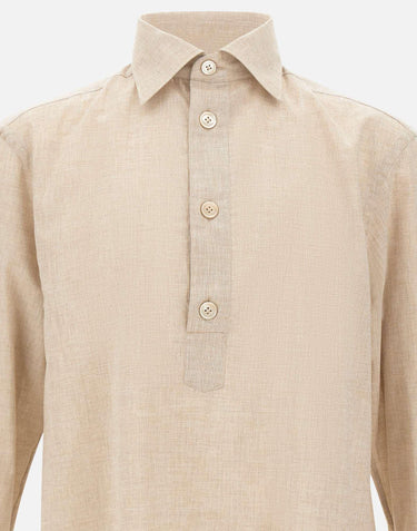 Camicia popover in cotone M75CAMM07 TES0M13202 ELEVENTY 
