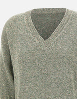 Maglia a V con paillettes 373002 847 KANGRA 