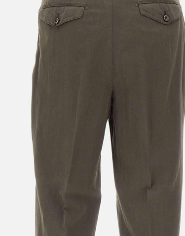 Pantaloni in misto cotone e lino COZTCLZB0CL1 SD61Y177 PT TORINO 