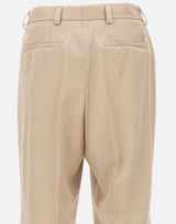 Pantaloni in twill drappeggiato 50561961 286 BOSS 