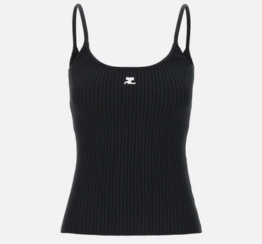 Top "Reedition" PERMDE012FI0001 BLACK COURREGES 