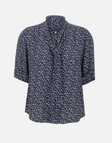 Blusa con fiocco CA5216T5853 B1313 LIU-JO 