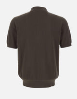 Polo con treccine e mezza zip 302310 170 KANGRA 